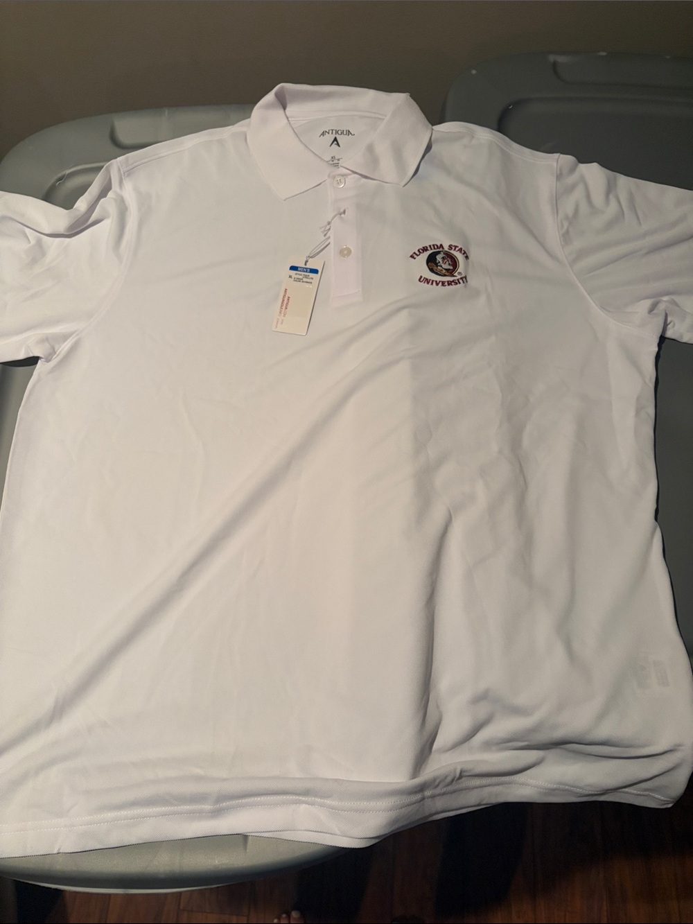 White Florida State University Polo Shirt